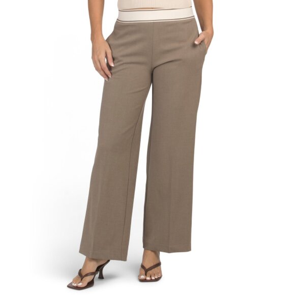BELLE VERE Maple 4 Way Stretch Pull On Straight Leg Pants - Picture 1 of 2
